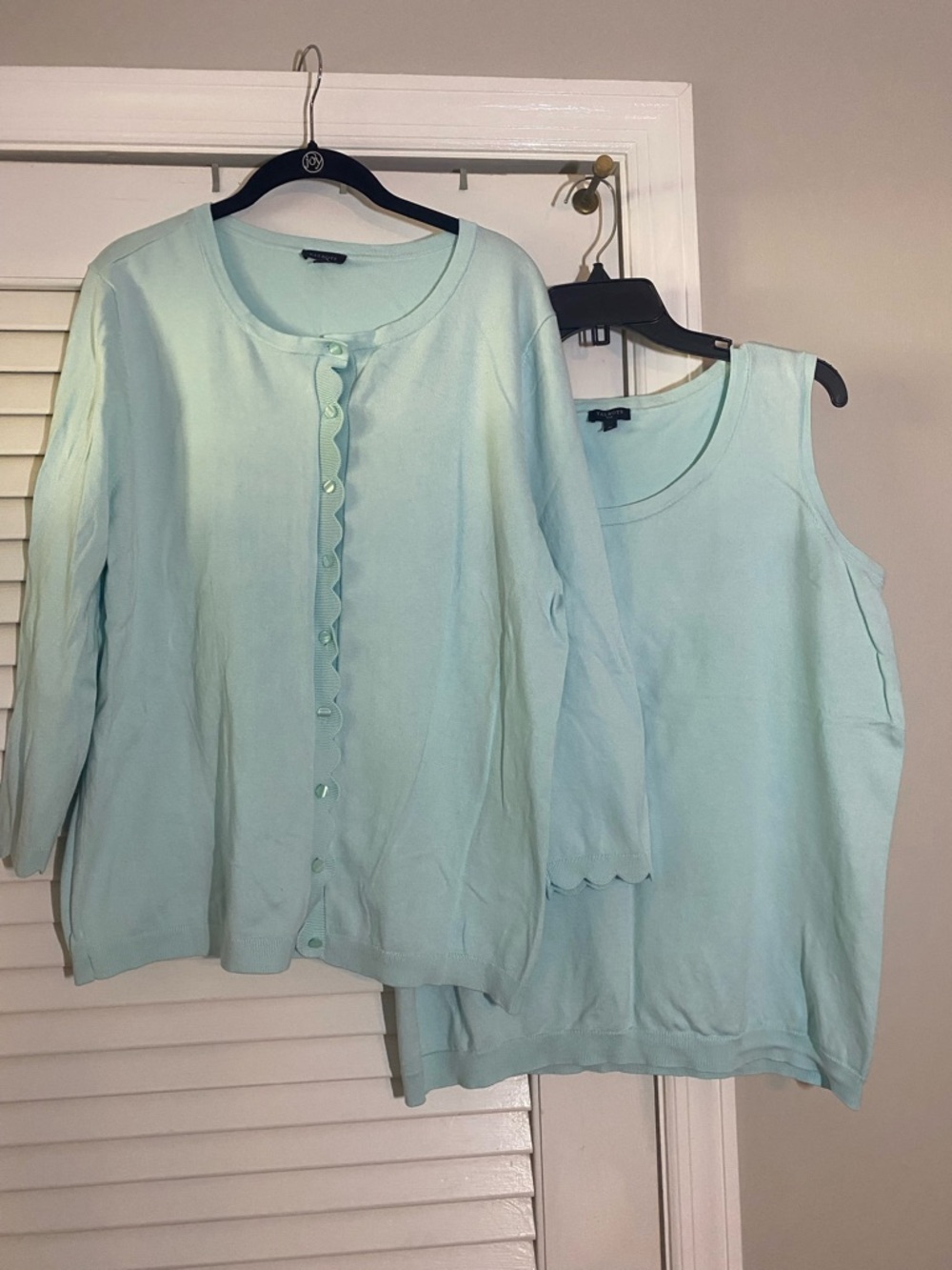 Talbots Sweater Set - Light Blue, Size - XL